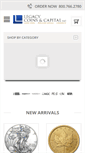 Mobile Screenshot of legacycoinsonline.com